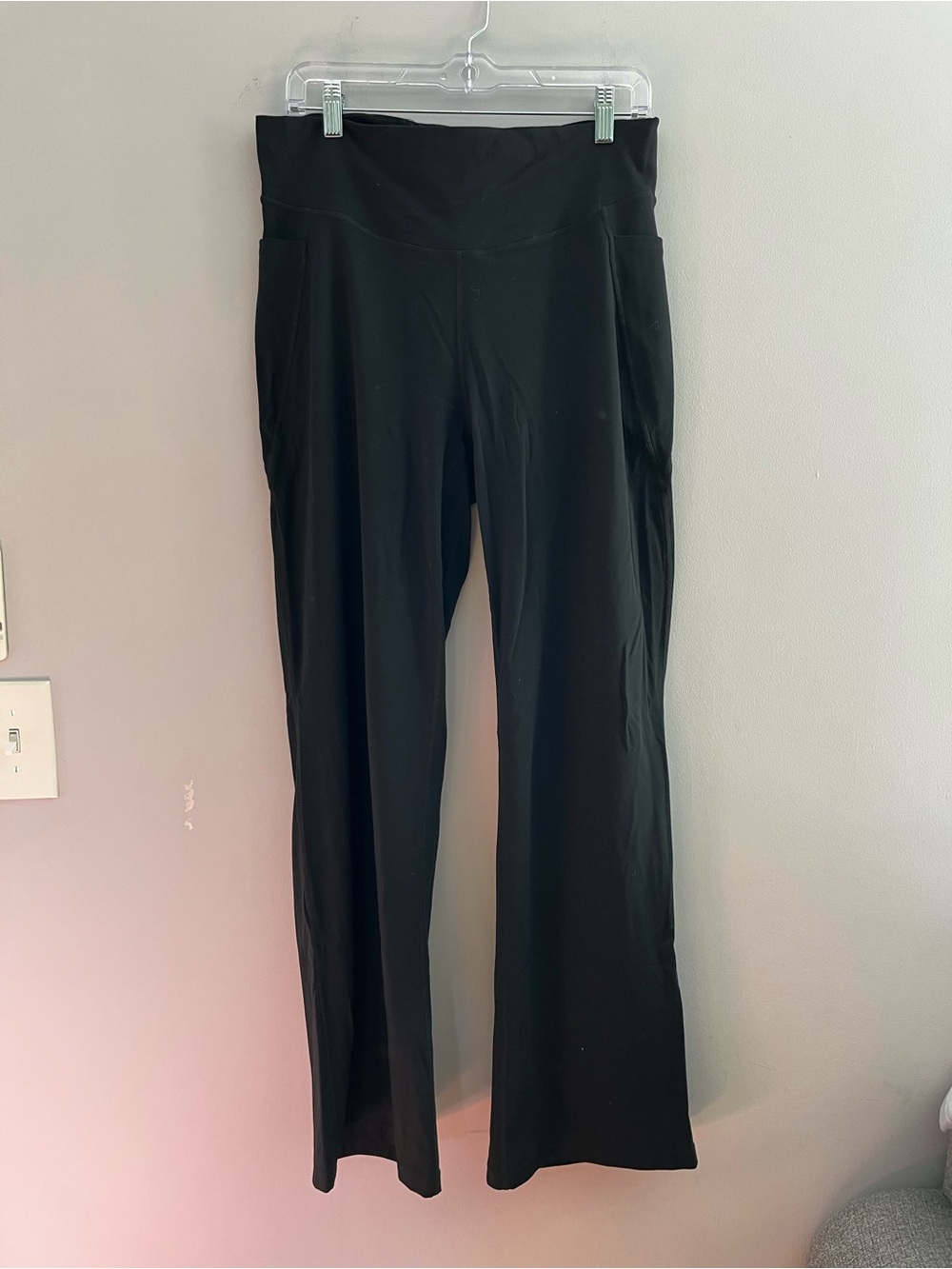 Jockey Black Boot Cut Yoga Pants